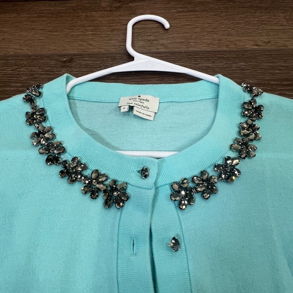 Kate Spade LIVE COLORFULLY Embellished Cardigan - Picture 6 of 10